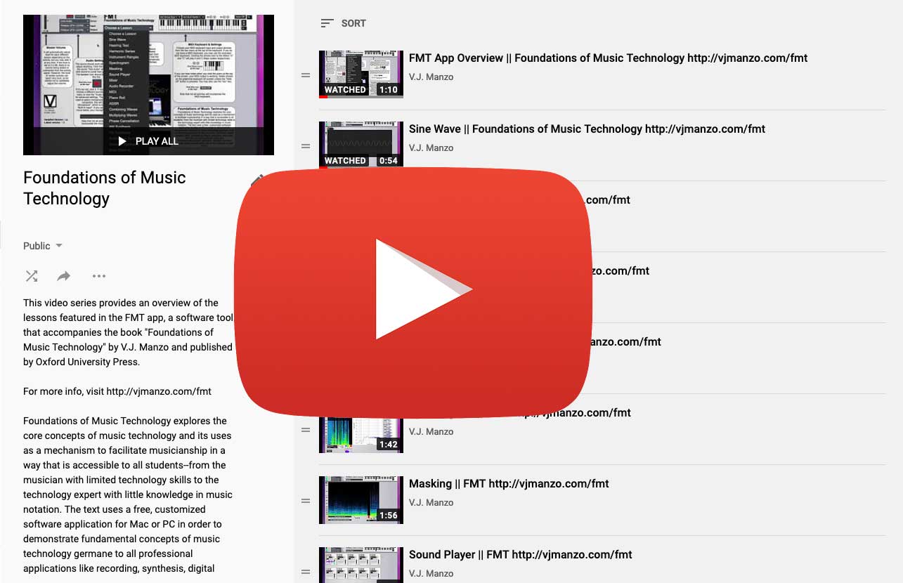 Video Walkthrough of Each Lesson in FMT