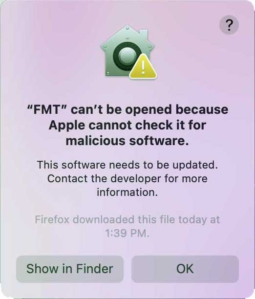 Mac OS Gatekeeper