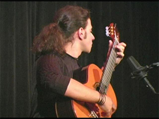 V.J. playing a Ruben Flores 500 Cedar
