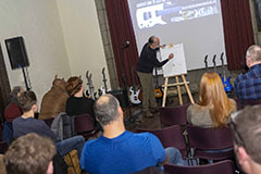 Ken Parker at an EGIL lecturing at WPI 11-27-2018